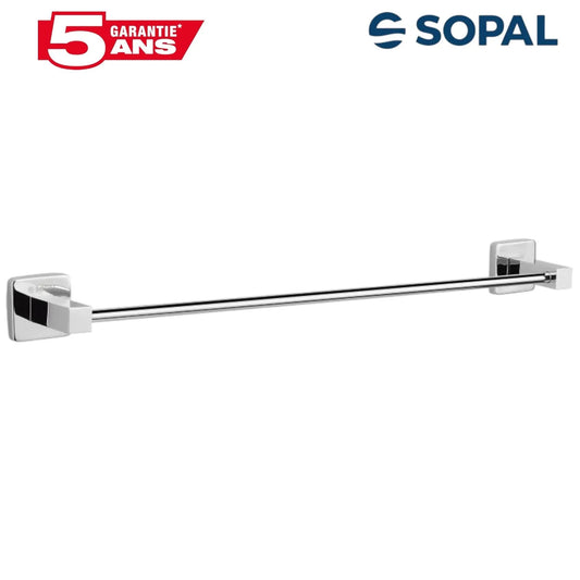 Porte-serviettes simple SOPAL Ward SB43A04 chromé brillant laiton fixation invisible | SQES Tunisie
