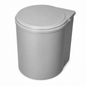 Poubelle Encastrable Gollinucci P/270 – 13 L – Fixation Porte Meuble – Hauteur 355 mm – Gris P/270 MT – CEG Réf.  4090ACC1270 | SQES Tunisie
