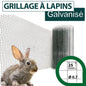 Grillage de Treillis Soudé Galvanisé Rouleau de 25 mètres – Maille 25x25 pour Jardin