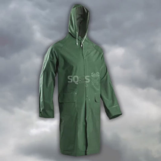 Manteau Imperméable Vert XL