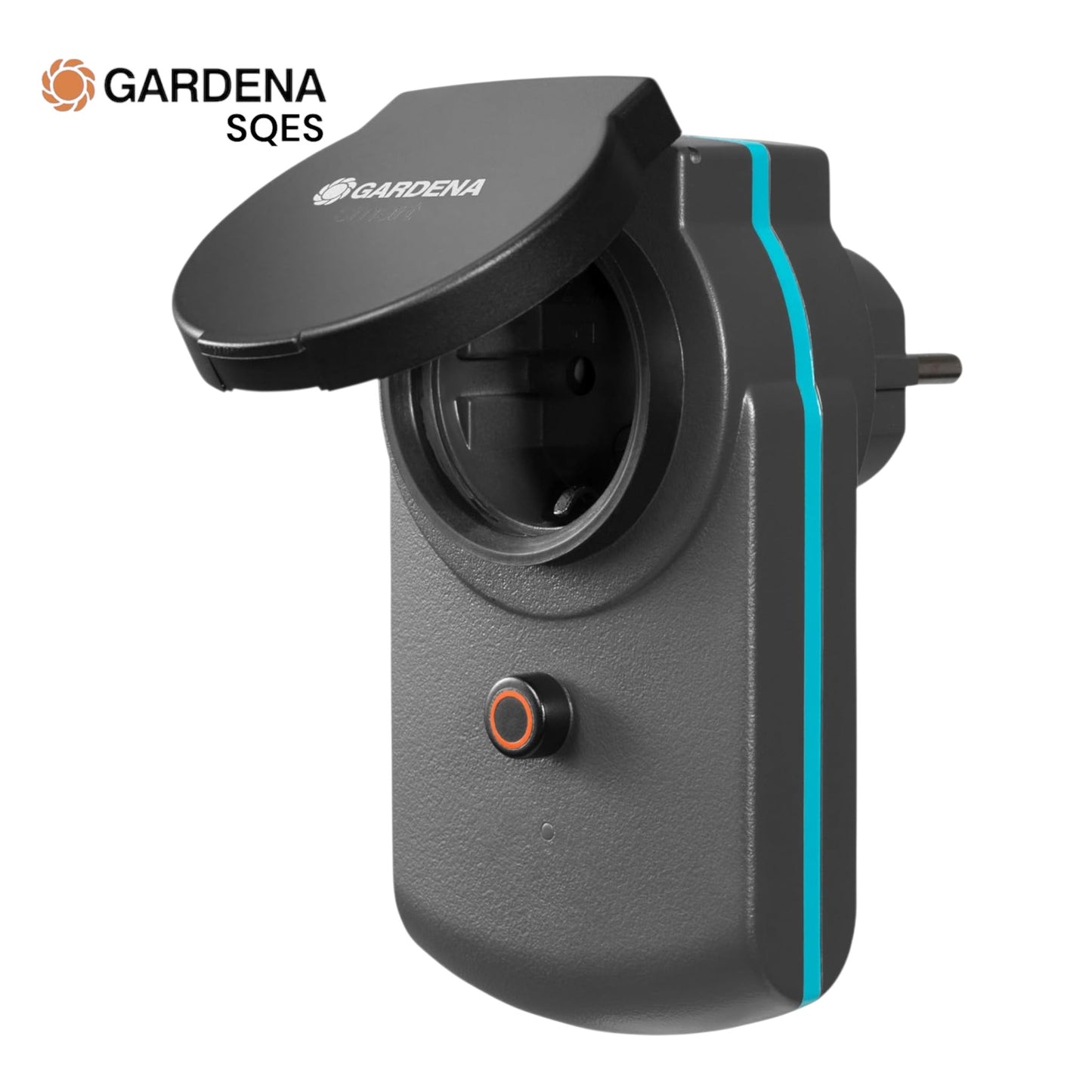 Prise Électrique Connectée SMART POWER GARDENA Réf. 19095-20 — Unitaire, Contrôle Smartphone, Programmation Horaires, Pompe Éclairage Jardin | SQES Tunisie
