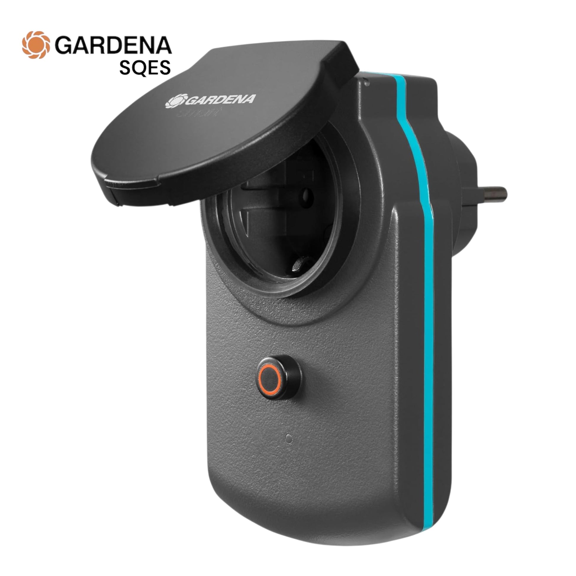 Prise Électrique Connectée SMART POWER GARDENA Réf. 19095-20 — Unitaire, Contrôle Smartphone, Programmation Horaires, Pompe Éclairage Jardin | SQES Tunisie
