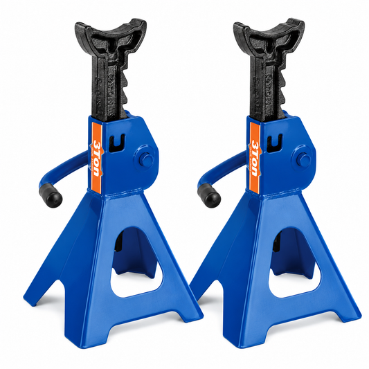 Crics chandelles 3 tonnes en paire WADFOW WHJS0301, sécurité maximale sous véhicule. Acier robuste pour garage professionnel. Livraison en Tunisie — SQES.