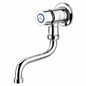 SOPAL Robinet Mural Temporisé à Bec Orientable Série PILAU Réf. 06E8A04 — Cartouche Anticalcaire Économie d'Eau 85%, Temporisation 8s, Endurance 210 000 Cycles, Bec Orientable, Raccordement G1/2", Collectivités, Chrome NF EN ISO 1456 | SQES Tunisie

