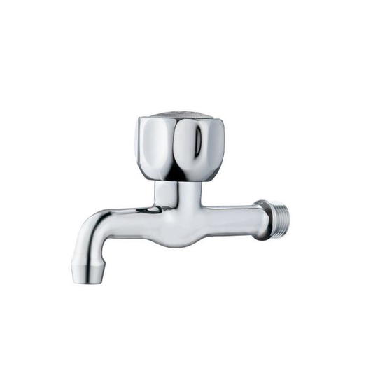 Robinet Collectivité Bec Long Droit – Chromé Mural G1/2