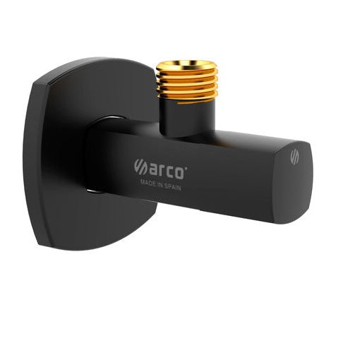 Robinet équerre Noir mat PN16 M-M VITAQ A-80 Lipstick