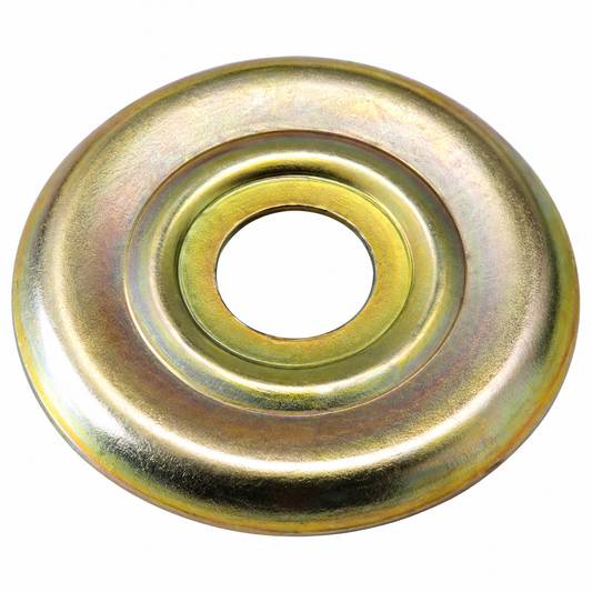 Rosace plate MARTIGRAP M7 Ø25 mm en acier galvanisé pour finition et masquage des trous autour des fixations et colliers compatibles.