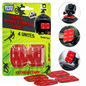 Ruban adhésif double face caméra action Boss Tape 4 pièces 45mm x 35mm – fixation GoPro, casques, vélos et sports extrêmes
