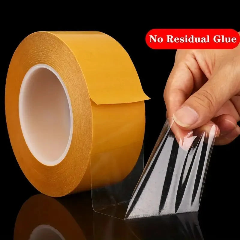 Ruban double face transparent Boss Tape 48mm x 25m – fixation invisible et durable, bricolage, décoration et artisanat
