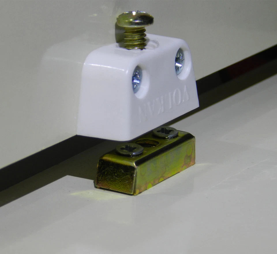 Vis de rappel plastique Blanc AYTUG RF123 – 10 pièces