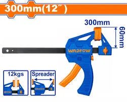 Serre-Joint Rapide WADFOW — 12"  Nylon Renforcé Serrage 1 Main Écarteur Menuiserie Assemblage | SQES Tunisie
