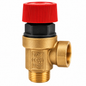 Soupape de sécurité à membrane ITAP Réf. 369, 1/2" Mâle/Femelle, tarage 3 bar, membrane EPDM, ISO 228 et conforme PED 2014/68/UE.
