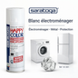 Spray peinture blanc électroménager 400ml Saratoga Happy Color – retouche frigo, lave-linge – SQES Ariana Menzah 8 Tunisie