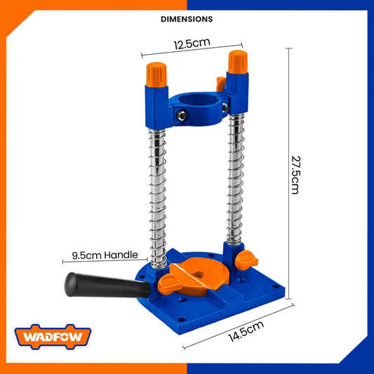 Support Perceuse Vertical WADFOW WADS2543 — 43mm Aluminium Course 60mm Perçage Précision Atelier | SQES Tunisie
