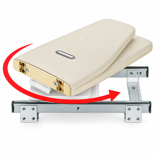 Table à repasser encastrée et escamotable pour meuble, idéale pour dressing et buanderie afin d’optimiser l’espace disponible.