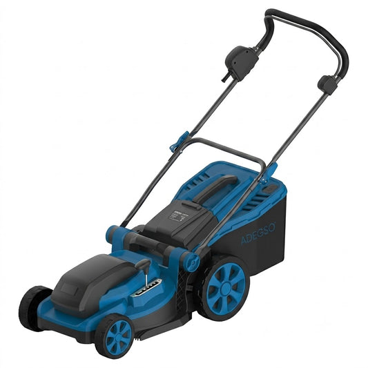 Tondeuse à gazon brushless ADEGSO AD-40263 36 V largeur 400 mm avec 2 batteries | SQES Tunisie
