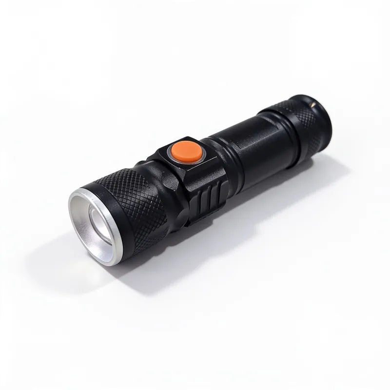 Torche LED Compacte Rechargeable Zoom USB – SQES Tunisie