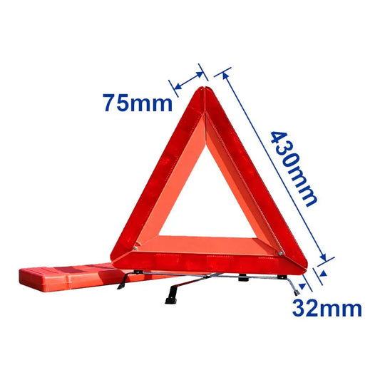 Triangle de Signalisation WADFOW WYJ3A43 — 43cm Réfléchissant 580g Sécurité Routière Panne Urgence | SQES Tunisie

