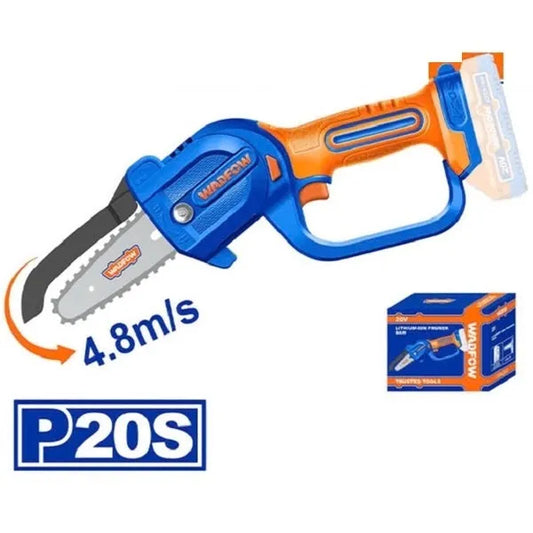Tronçonneuse Sans Fil WADFOW WCLP552 — 20V 5" 5m/s Batterie 1.5Ah + Chargeur Kit Complet Élagage Jardinage | SQES Tunisie
