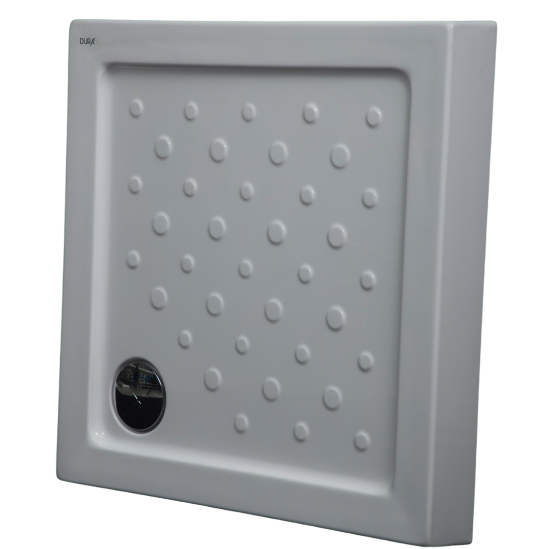 Receveur de douche Acrylique 90/90cm  - H:4cm - Carré - DURA