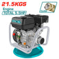 Vibrateur à béton essence TOTAL TP630-22 5,5HP (4kW) – moteur 4 temps refroidi par air, réservoir 3,6L, consommation 1,36L/h, chantier construction
