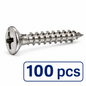 Vis à Bois Inox 3,5/20 – Réf. 933VS3520 – Visserie Fixation | SQES Tunisie
