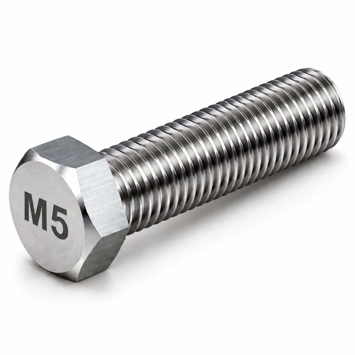 Vis tête hexagonale inox M5 × 40 mm lot 100 pièces | SQES Tunisie
