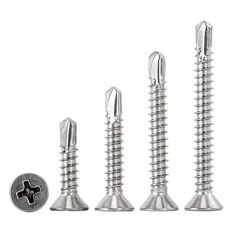 Vis Auto Perforante Tete Plate – Ø 4.8 mm - 500 pcs