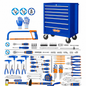 WADFOW WHS3211 — Servante d'Atelier 7 Tiroirs 211 pcs