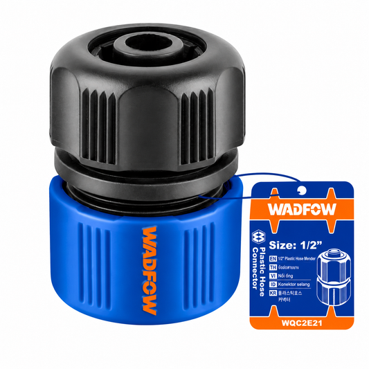 Raccord Plastique 1/2" WADFOW WQC2E21 — Raccordement Étanche Tuyaux Eau Plomberie Arrosage | SQES Tunisie