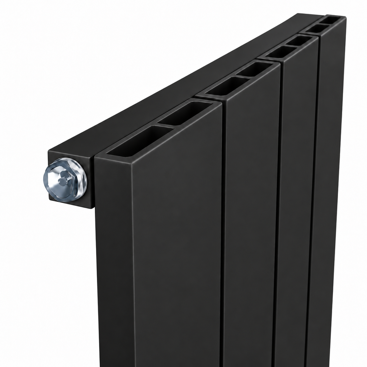 WARMA DRAMA Radiateur Vertical Aluminium 180 cm – 4 à 7 Éléments  Noir EN 442 | SQES Tunisie
