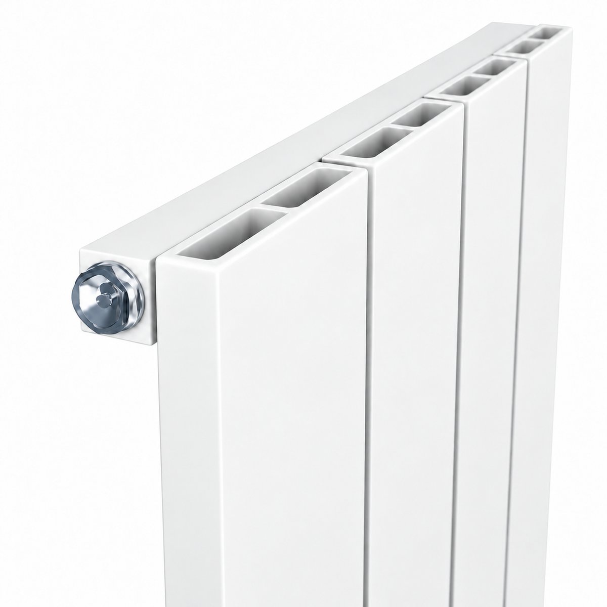 WARMA DRAMA Radiateur Vertical Aluminium 180 cm – 4 à 7 Éléments Blanc EN 442 | SQES Tunisie
