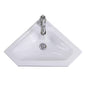 Plan vasque Acrylique Yaris Angle 46cm x 46cm - DURA