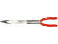 Pince à bec courbé YATO YT-20401, 330mm angle 45°, acier CrV 50 HRC, poli miroir, précision pro
