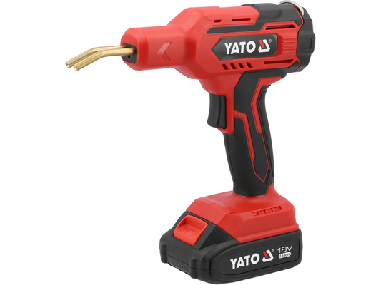Soudeuse de plastique sans fil YATO YT-824482, 18V 500°C, 2 batteries 2Ah, 200 agrafes, carrosserie auto
